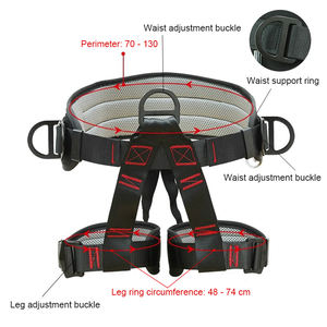 Mağaracılık kaya tırmanma <span class=keywords><strong>Tree</strong></span> elling ağacı emniyet kemerleri geniş yarım vücut koşum tırmanma koşum bel düşme koruma korumak - Product Image 3