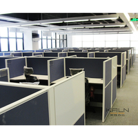 Poste de travail modulaire moderne de haute qualité en mélamine de niveau E0 2026, bureau de direction OEM, table de bureau commerciale personnalisée