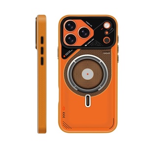 Coque de téléphone magnétique mate de haute qualité pour iPhone 17 13 14 15 16 Pro Max, compatible avec la charge sans fil, protection intégrale de l'objectif, antichoc - Product Image 1