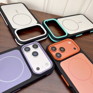 Funda Magnética Antideslizante de Doble Color de Alta Calidad para <span class=keywords><strong>iPhone</strong></span> 17 <span class=keywords><strong>Pro</strong></span> <span class=keywords><strong>Max</strong></span> 16 15 14 <span class=keywords><strong>Pro</strong></span> <span class=keywords><strong>13</strong></span>, Carcasa Trasera - Product Image 3