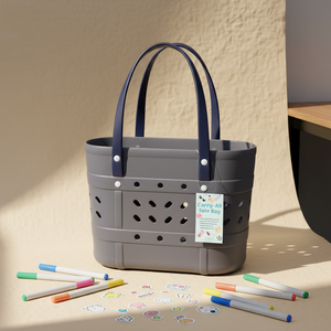 Nouveauté 2026 : Sacs fourre-tout tendance en silicone et EVA pour femmes, sacs de plage et de shopping en caoutchouc, vente en gros - Product Image 4