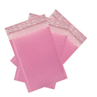 Enveloppes rembourrées auto-scellantes à bulles rose clair de 4x6 pouces