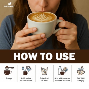 กาแฟผงเห็ดหลินจือและเห็ดหัวลิง ตราสินค้า ODM/OEM สำหรับผู้ใหญ่ ช่วยเพิ่มพลังงาน บรรจุ 100 กรัม/ถุง 1 ช้อนต่อหนึ่งหน่วยบริโภค - Product Image 5