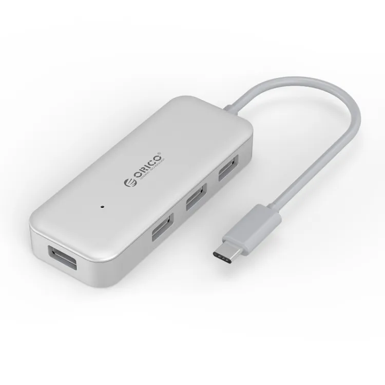 Drop Shipping Orico TC4U-U3 Type-C Om Usb 3.0 4-Port Usb 3.0 Uitbreiding Hub