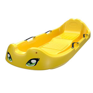 Yellow Kids Snow Sled EVA Durable Winter <b>Skiing</b> Toy For Children - Product Image 1