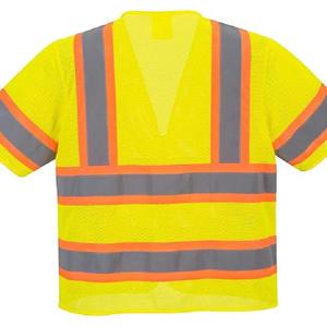 Chaqueta personalizable de alta visibilidad para hombre de la mejor calidad, monos de manga larga naranja sólido hechos de poliéster, precio de fábrica - Product Image 3