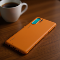Coque arrière de remplacement pour P30 Pro, orange ambre, en PC, antichoc, pour téléphone portable