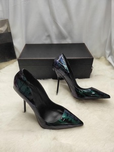 <span class=keywords><strong>Chaussures</strong></span> à talons aiguilles en cuir verni pour femmes, grande taille, mode, soirée et soirée, pour l'été et l'automne - Product Image 5