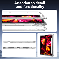 Coque de tablette antichoc 3-en-1 en TPU+PC couleur bonbon, très vendue, pour Apple AIR 13/AIR4/5/Pro 11 et Samsung A7/A8/A9