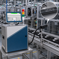 Impresora de Inyección de Tinta para Impresión de Fechas CIJ de Diseño Modular DOCOD |   LD - S1000 Máquina de Codificación de Caracteres Pequeños de Bajo Costo y Mantenimiento Sencillo para Cables