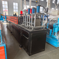 Machine de formage à froid de poutres en acier en forme de C, 3 tailles, formage automatique, découpe hydraulique, commande PLC