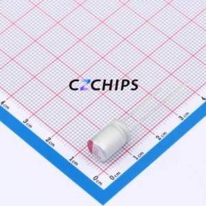Condensador Sólido SR477M016F1150, Componente de Orificio Pasante (THT), D8xL11.5mm 470uF 20% 16V 4.1A100kHz - Product Image 1