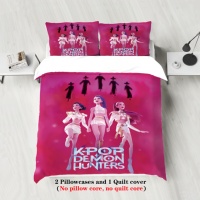 Ensemble de literie ChamXue 5 pièces, housse de couette, taie d'oreiller, housses de coussin, thème d'anime célèbre, 5 pièces pour un intérieur confortable, literie 4 saisons