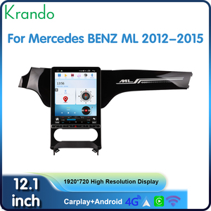 Krando 12." Tesla Phong Cách Xe Đơn Vị Đầu Cho Benz <span class=keywords><strong>Ml</strong></span> W166 Gl X166 2012 2015 <span class=keywords><strong>Android</strong></span> Đa Phương Tiện Không Dây Carplay Nâng Cấp Để Gls 2024 - Product Image 3