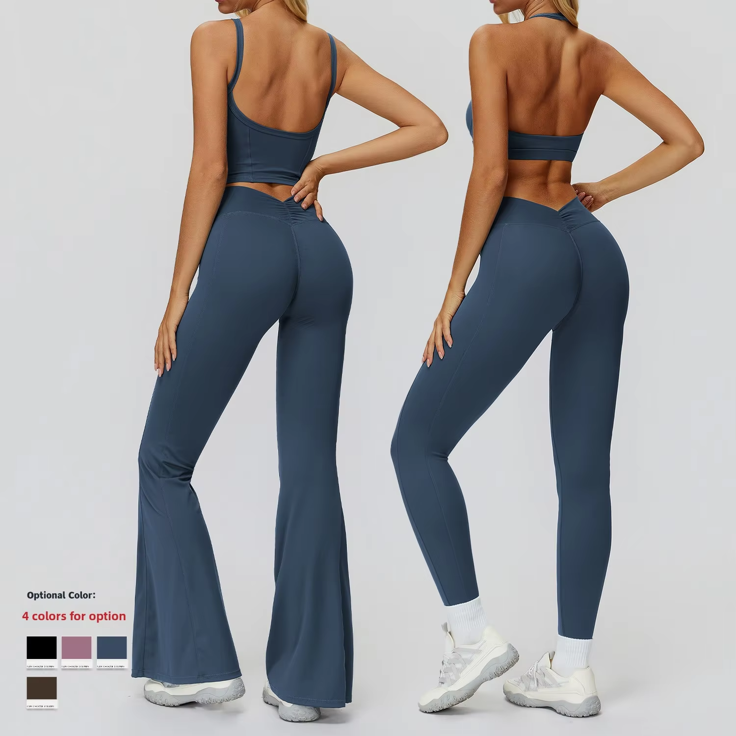 Quick-Dry Yoga Fitness Running High-End Sports Bra for Women Two Piece Yoga Set Plus Size Yoga Sets Women