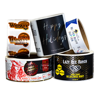 Étiquettes personnalisées en vinyle résistantes à l'huile, à forte adhérence, imperméables pour pots de condiments, confitures, sauces, miel, conserves alimentaires, en rouleau, avec logo