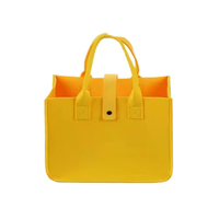 Sac de rangement tendance 2025 en feutre, sac fourre-tout avec logo personnalisable, grande capacité, sac à main en feutre