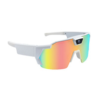 Lunettes de soleil de cyclisme d'extérieur intelligentes avec caméra 1080P HD pour enregistrement photo/vidéo, masque de ski coupe-vent anti-éblouissement à bouton-poussoir