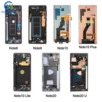 Écran tactile d'affichage LCD OLED d'origine de haute qualité pour Samsung Note 8 9 10 Note 20 Ultra Digitizer Assembly Replacement Amoled