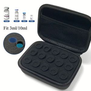 Estuche de Viaje EVA para 15 Viales de Insulina y Péptidos para Diabéticos de 3ml/10ml, Completamente Protector - Product Image 2