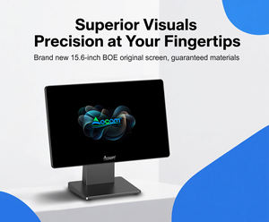 15,6 дюймов двойной экран <span class=keywords><strong>Pos</strong></span> продаж терминал толстая и стабильная алюминиевая база <span class=keywords><strong>Windows</strong></span> <span class=keywords><strong>POS</strong></span> система - Product Image 2