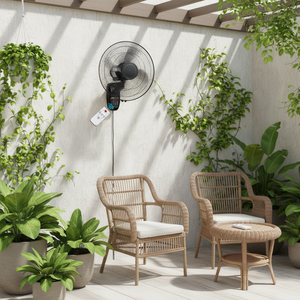 HM-786Y Nieuw Ontwerp 24-inch Wandventilator Mechanische Knop Wandmontage Verstelbare Hoeken Brede Dekking Ventilatoren Elektrisch - Product Image 2