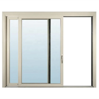 Ventana Corredera de Aluminio Impermeable para Exteriores, Anti-robo, Resistente a Huracanes, con Doble Vidrio, para Cocina y Hogar