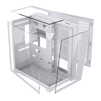 Zeromaster Desktop Computer Case Gaming ATX RGB PC Case Tempered Glass Cabinet