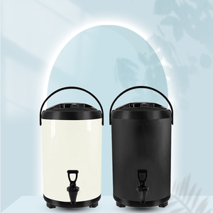 Cubo para Té con Leche Aislado de Alta Calidad, Negro y Blanco, con Grifo, para Uso Comercial, de Fábrica China - Product Image 6