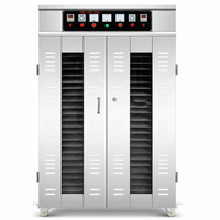 Déshydrateur alimentaire commercial intelligent multifonctionnel à 6 ventilateurs et 30 plateaux pour fruits secs, poissons, crevettes et fruits de mer