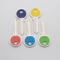 Clé vierge en laiton GLD UL050 à gorge fendue avec tête en plastique colorée, installation facile, expédition rapide, fabriqué en Chine - Vente chaude
