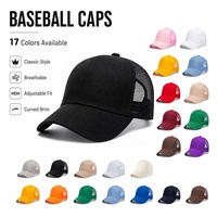 Casquette de sport à séchage rapide avec logo personnalisé, casquette de baseball respirante, casquette de course performante, casquette trucker à dos en maille pour hommes et femmes