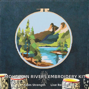 Kit <span class=keywords><strong>de</strong></span> <span class=keywords><strong>Punto</strong></span> <span class=keywords><strong>de</strong></span> <span class=keywords><strong>Cruz</strong></span> Bordado a Mano con <span class=keywords><strong>Flores</strong></span> Espléndidas, Material <span class=keywords><strong>de</strong></span> Hilo <span class=keywords><strong>de</strong></span> Algodón, Bolsa con Instrucciones en Inglés para Bordado Transfronterizo - Product Image 2