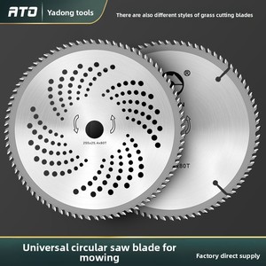 Cuchilla para Cortacésped de 40/60/80 Dientes, Sierra Circular con Orificio, Acabado CrN - Accesorios para Desbrozadora, Cuchilla de 40 Dientes para un Corte Preciso - Product Image 2