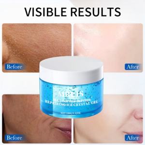 Gel de cristal de hielo reparador de péptido de cobre azul de 100G, <span class=keywords><strong>crema</strong></span> de rejuvenecimiento reafirmante de piel de colágeno antienvejecimiento, cuidado de la piel antiarrugas - Product Image 5