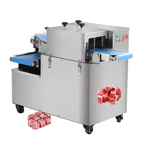 Máquina para cortar carne fresca pequeña de acero inoxidable, máquina para cortar en cubitos de carne de cordero, pollo y salmón, máquina para pinchos de dados de carne - Product Image 3