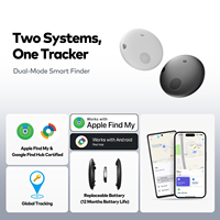 Localizador Inteligente Compatible con Apple Find My y Google Find Hub, 365 Días de Duración de la Batería, Seguimiento Global, Privacidad de Datos en Primera Plazas