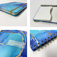 Carnets de planification financière à livraison rapide, suivi de factures personnalisé, carnet de budget A5 non daté à spirale avec autocollants