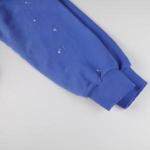 <span class=keywords><strong>Felpa</strong></span> <span class=keywords><strong>con</strong></span> Zip a Maniche Lunghe da Uomo in 100% Cotone French Terry, Stile Streetwear <span class=keywords><strong>con</strong></span> Stampa <span class=keywords><strong>Blu</strong></span> <span class=keywords><strong>e</strong></span> Effetto Vissuto, per l'Autunno - Product Image 4