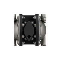 Pompe à diaphragme pneumatique en acier inoxydable 1/2 pouce pour l'industrie automobile, port OEM de 0,5 pouce, revêtement anticorrosion, liquide pesticide