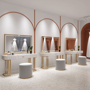 <span class=keywords><strong>Mesa</strong></span> de maquillaje especial de celebridades de Internet para decoración de uñas, maquillaje ligero, tiendas de novias, tocador de Metal duradero para salones de belleza - Product Image 3