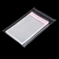 Sac d'emballage en plastique biodégradable personnalisé écologique D2W sacs auto-adhésifs biodégradables PLA