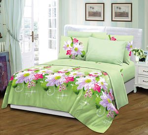 Комплект постельного белья из хлопка и плоского листа с принтом - Product Image 3