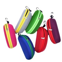 Étui à lunettes pliable personnalisé avec logo, en EVA zippé, pour lunettes de soleil et lunettes de protection – Vente en gros pour fabricants