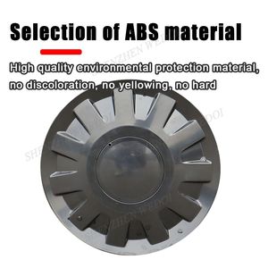 Gran oferta, nueva edición, cubierta central de cubo, flor, tipo broche, alta calidad, 4 Uds., cubierta central negra ABS para Tesla <span class=keywords><strong>Higland</strong></span> Modelo 3 - Product Image 3