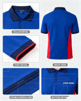 Polos décontractés pour hommes les plus vendus – Prix usine – Tissu tricoté à motif uni 100 % coton 180g – Polo uniforme respirant