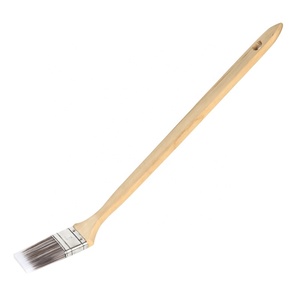 Industrial & DIY Grade PET Filament Radiator Paint <b>Brush</b> with Wooden Handle Customizable OEM Support for Cleaning - Product Image 3