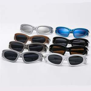 Lunettes de soleil œil de chat Y2K UV400 personnalisées avec logo, style punk, pour hommes et femmes, collection 2025 - Product Image 4