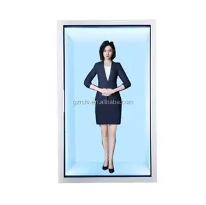 RuiCai Transparent Display Product Showcase Lcd Display Box Android Touch Screen Advertising Player