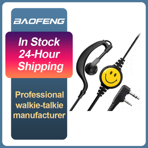 Auriculares Baofeng BF-211 con Cable Trenzado y Gancho para la Oreja, Auriculares Intrauditivos con Conector K para Walkie Talkie Baofeng 888S UV-5R - Product Image 1